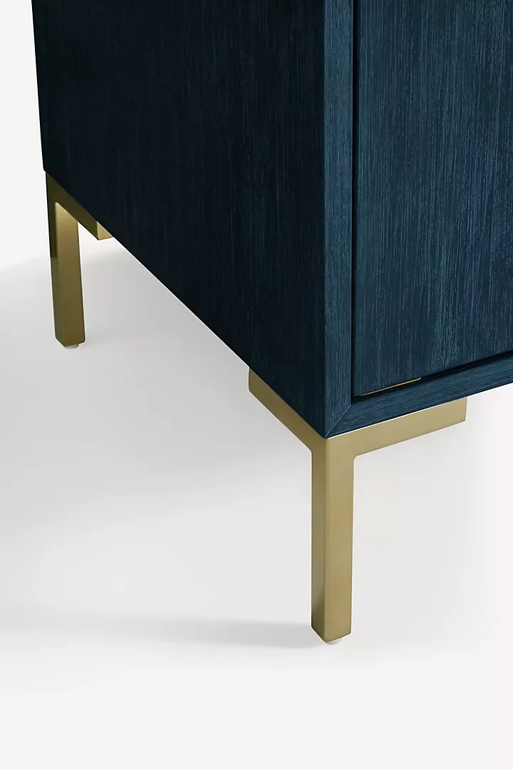 Ingram Media Console By Anthropologie in Blue - Image 3