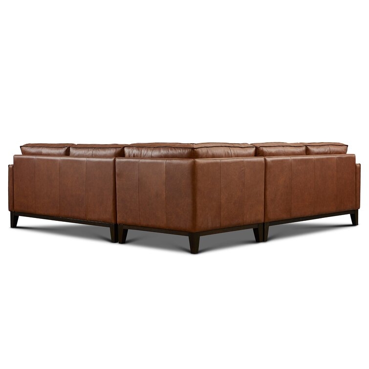 Zoticus 3 - Piece Leather Sectional - Image 2