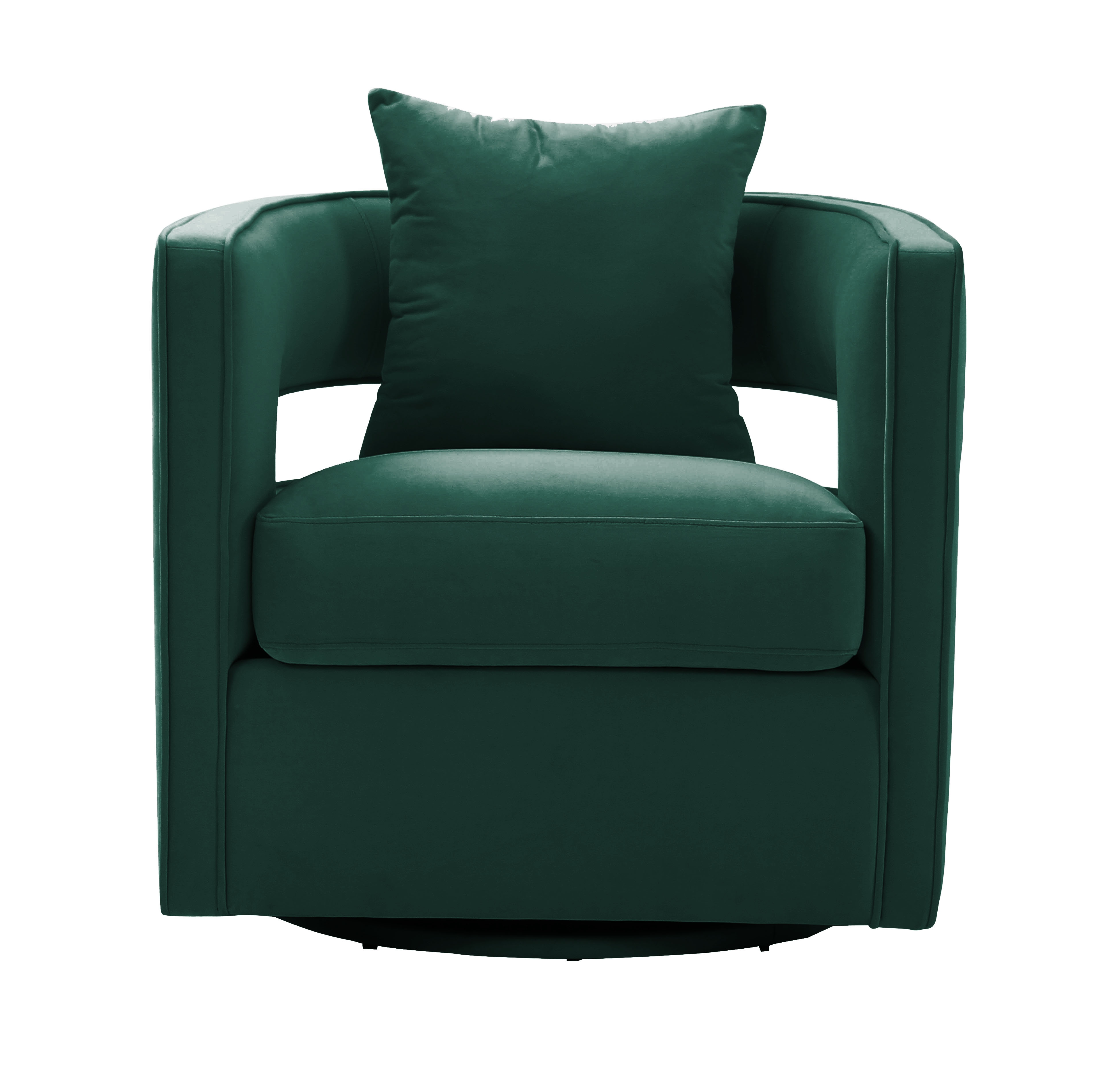 Kennedy Forest Green Swivel Chair - Image 1