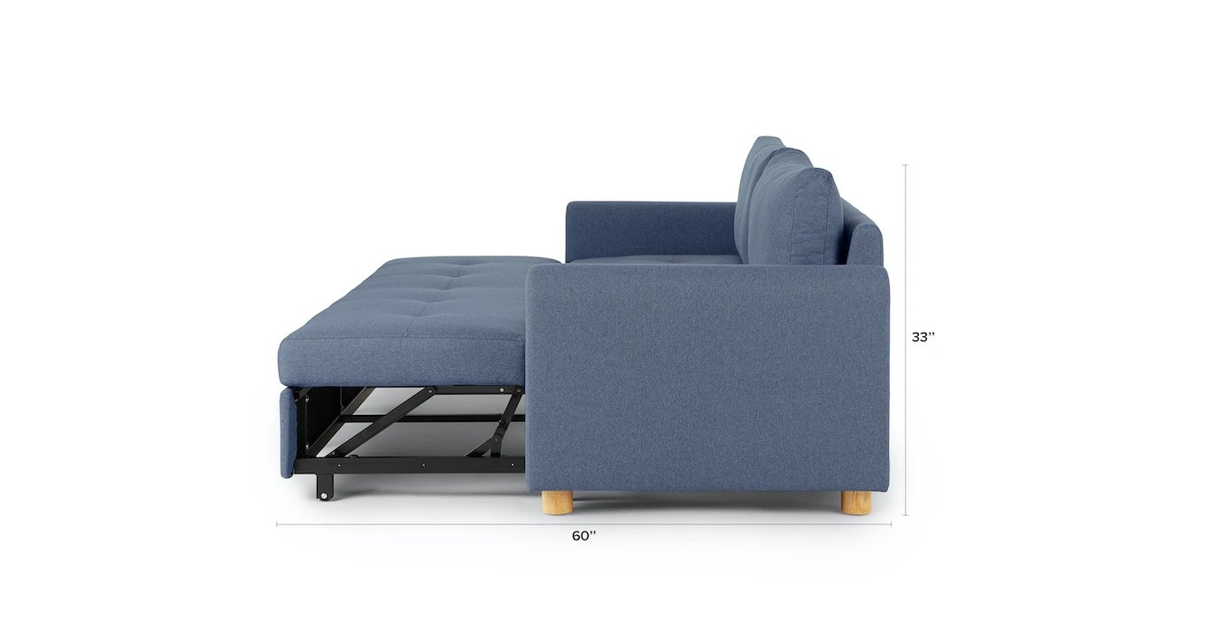 Nordby Lull Blue Sofa Bed - Image 8