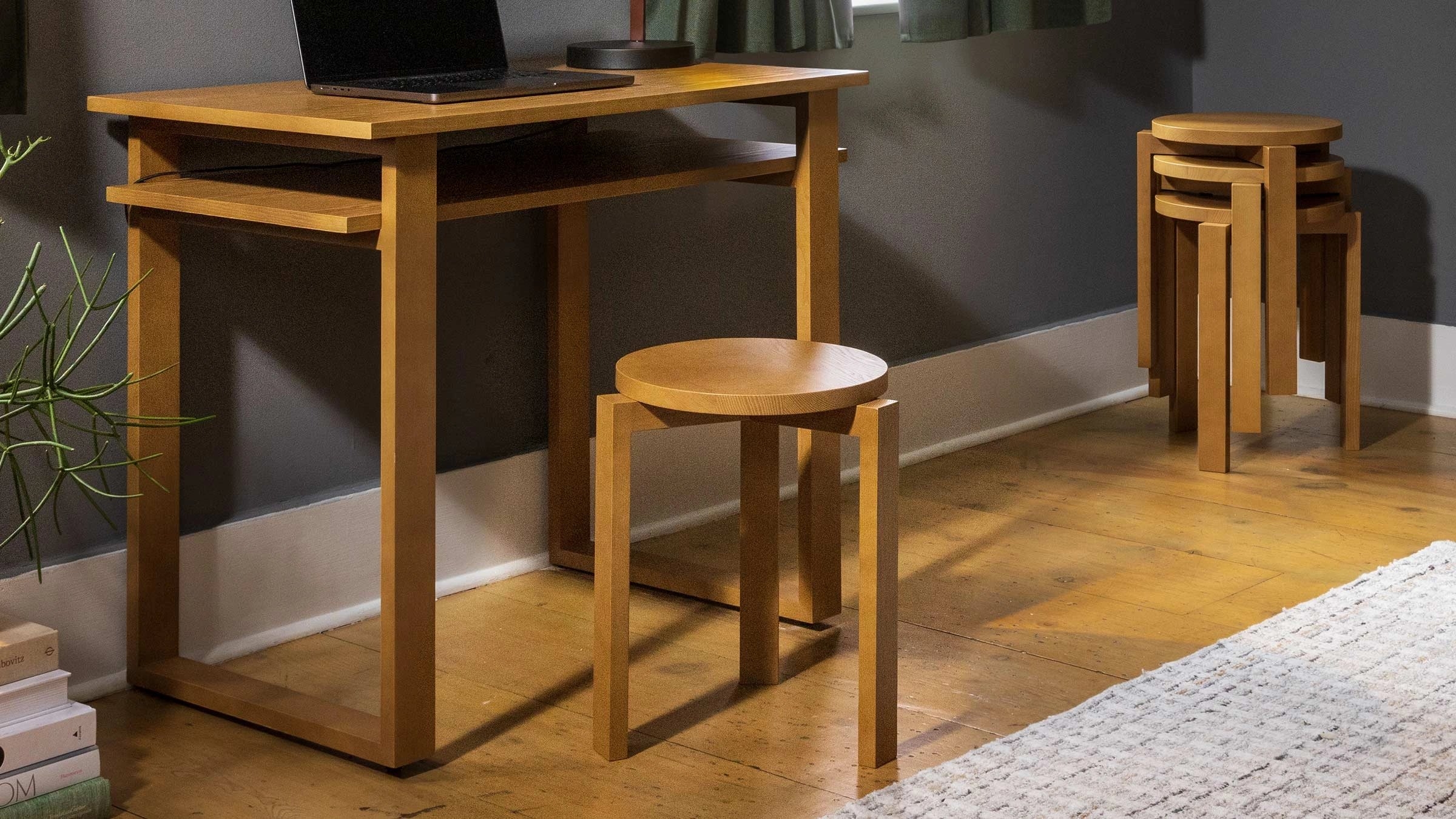 Index Desk - Oak - Wood - Image 3