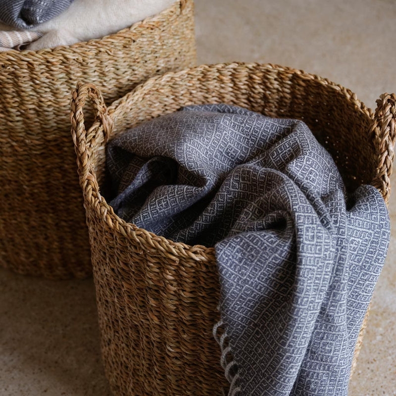 The Citizenry Lirio Alpaca Throw | Stone Blue - Image 9