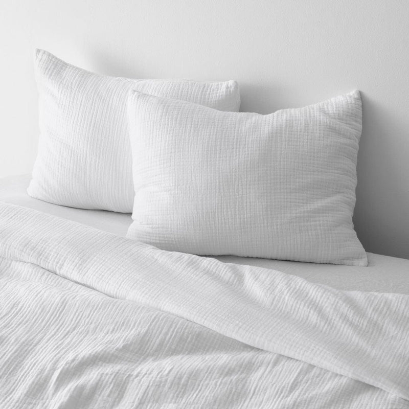 The Citizenry Organic Cotton Gauze Duvet Set | King/California King | Blue - Image 12