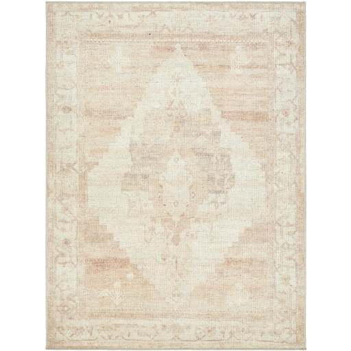 Luca Beige Indoor 9'2" x 12' Machine Woven Rug - Image 0