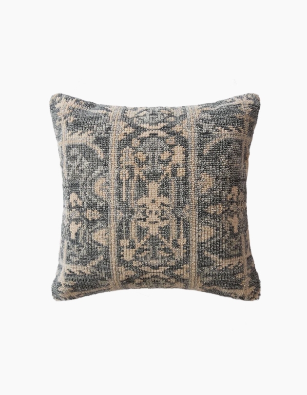 The Citizenry Akira Hand-Knotted Pillow | 20" x 20" | Light Blue - Image 0