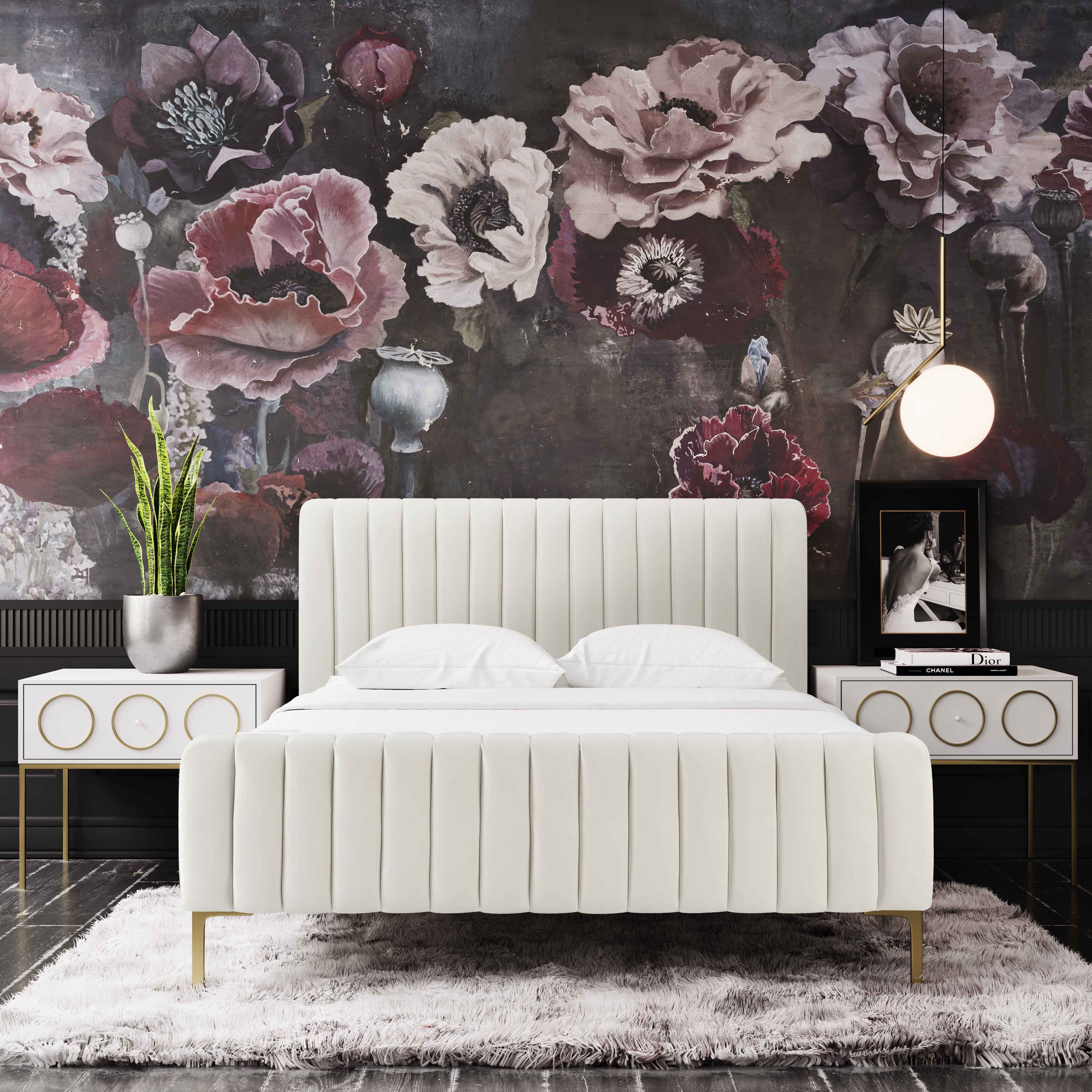 Victoria Cream Bed in King - Image 1