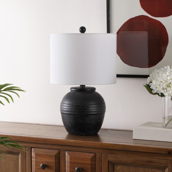 Naturi 20 Inch Table Lamp - Black - Image 3