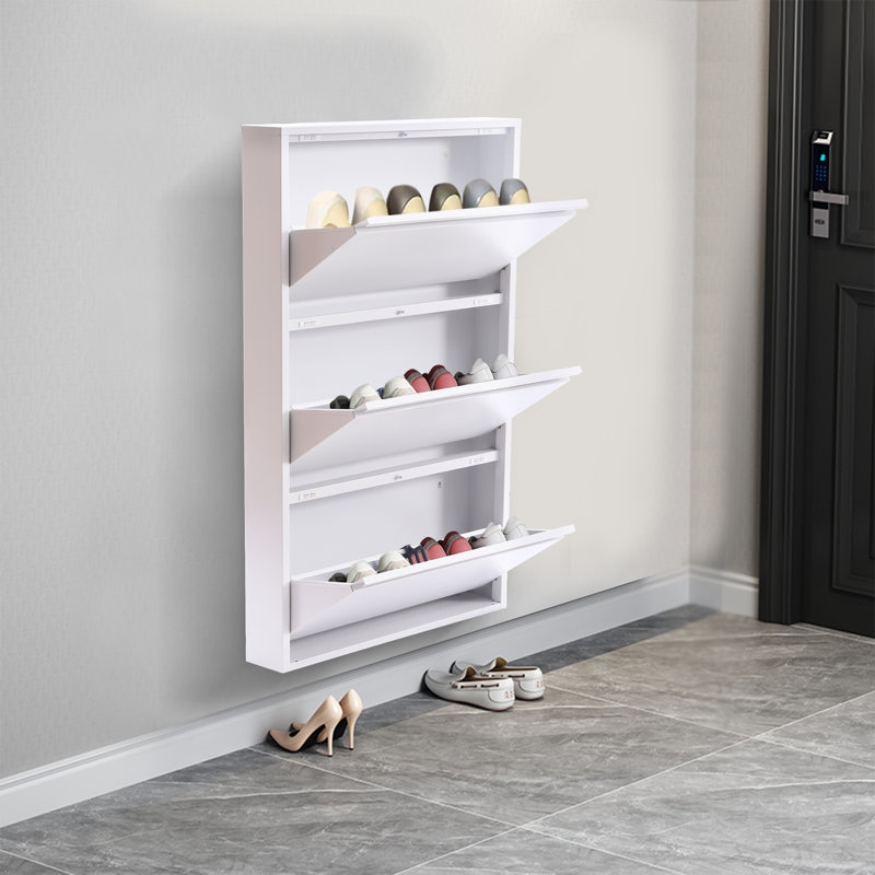 Gery 9 Pair Wall Mount Shoe Storage Cabinet - Image 1
