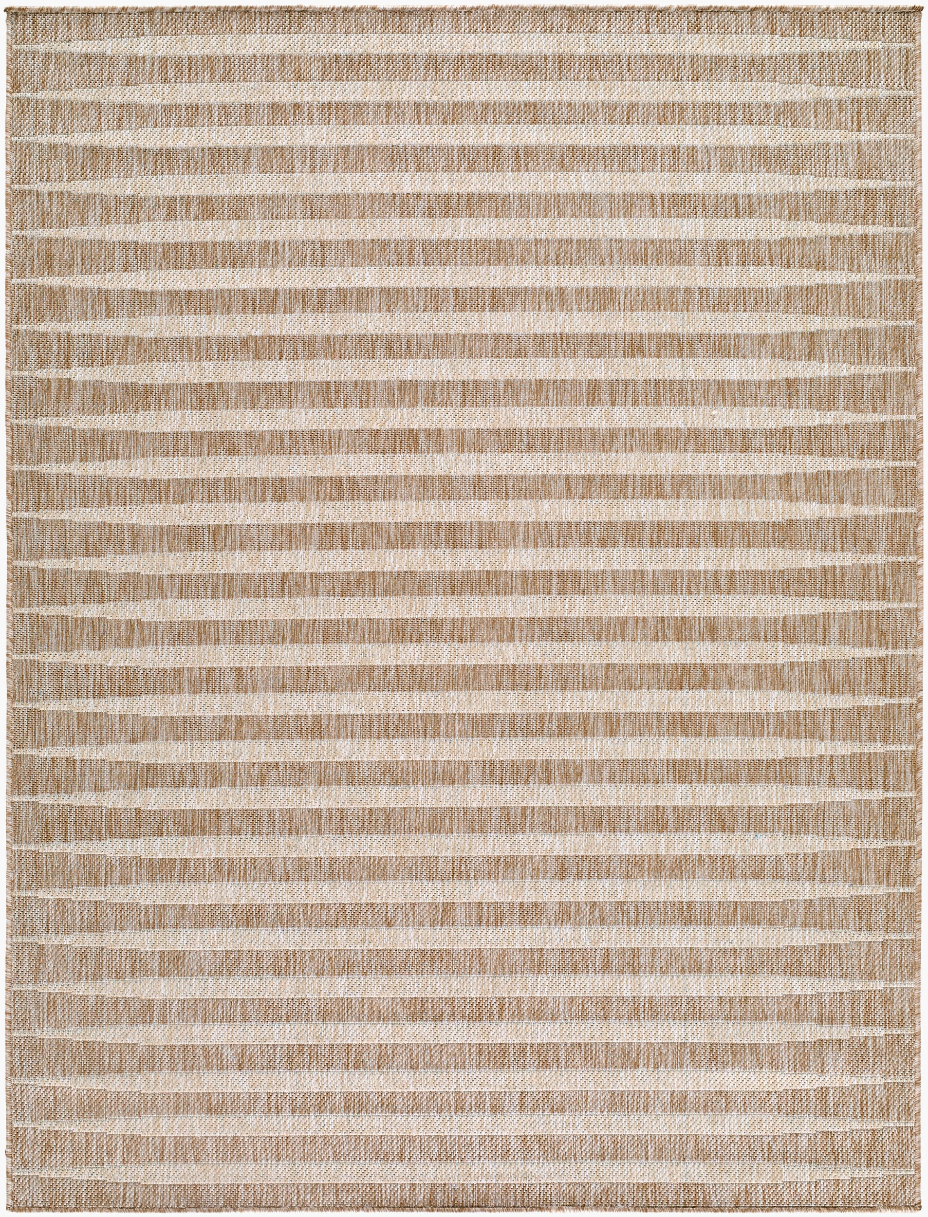 Agave Beige Outdoor 9'2" x 12' Machine Woven Rug - Image 0