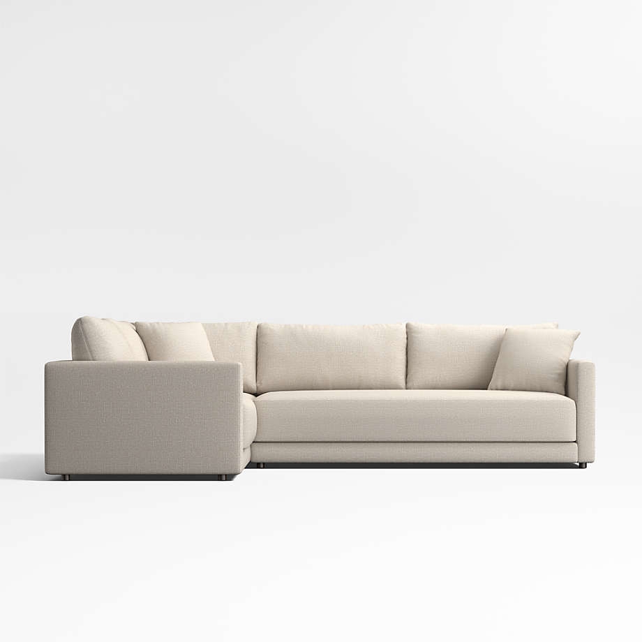 Gather Deep 3-Piece L-Shaped Bench Sectional Sofa - Image 0