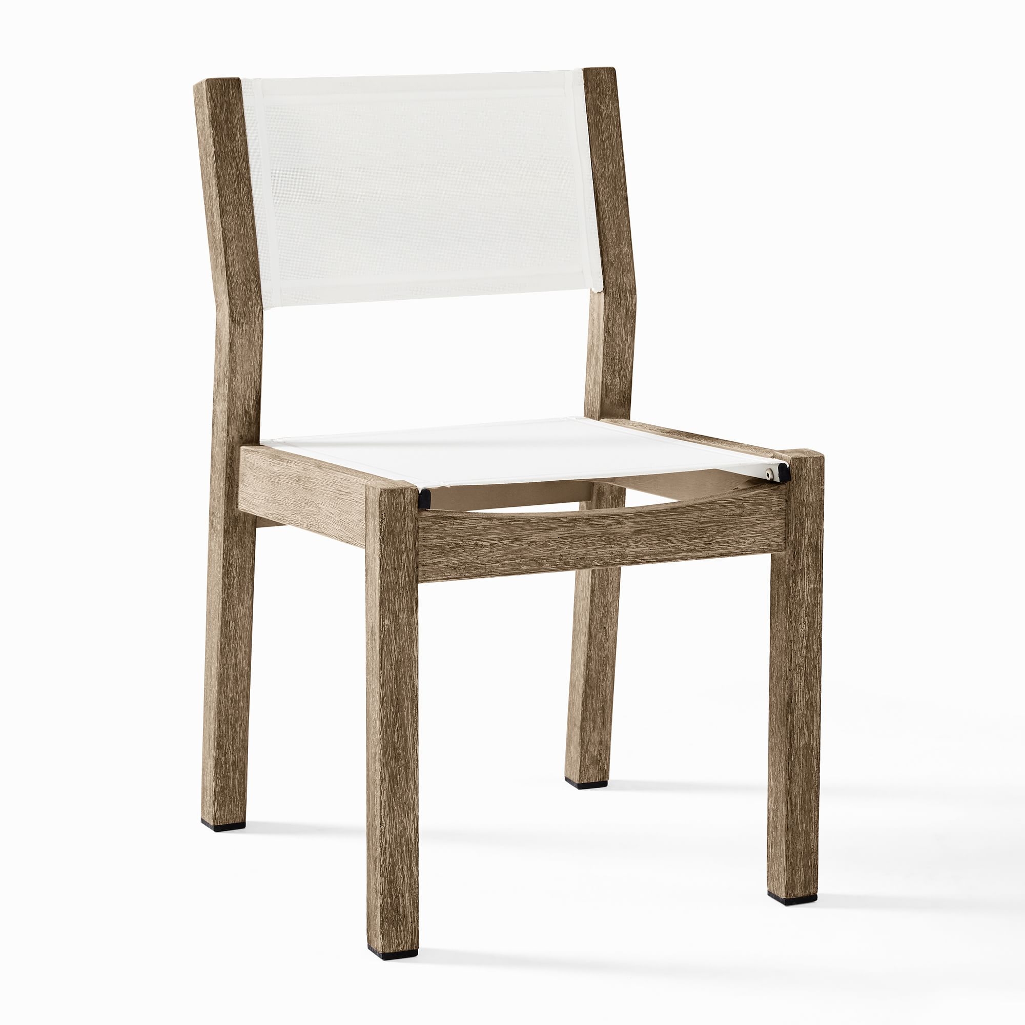 Portside Outdoor Textaline Dining Chairs, Driftwood, Set of 2 - Image 2