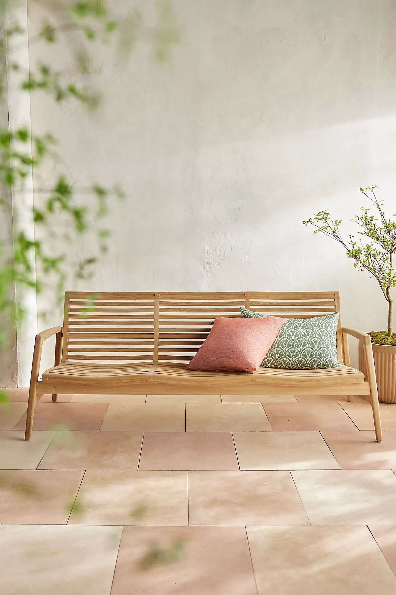 Mesa Teak 3 Seat Sofa - Image 3