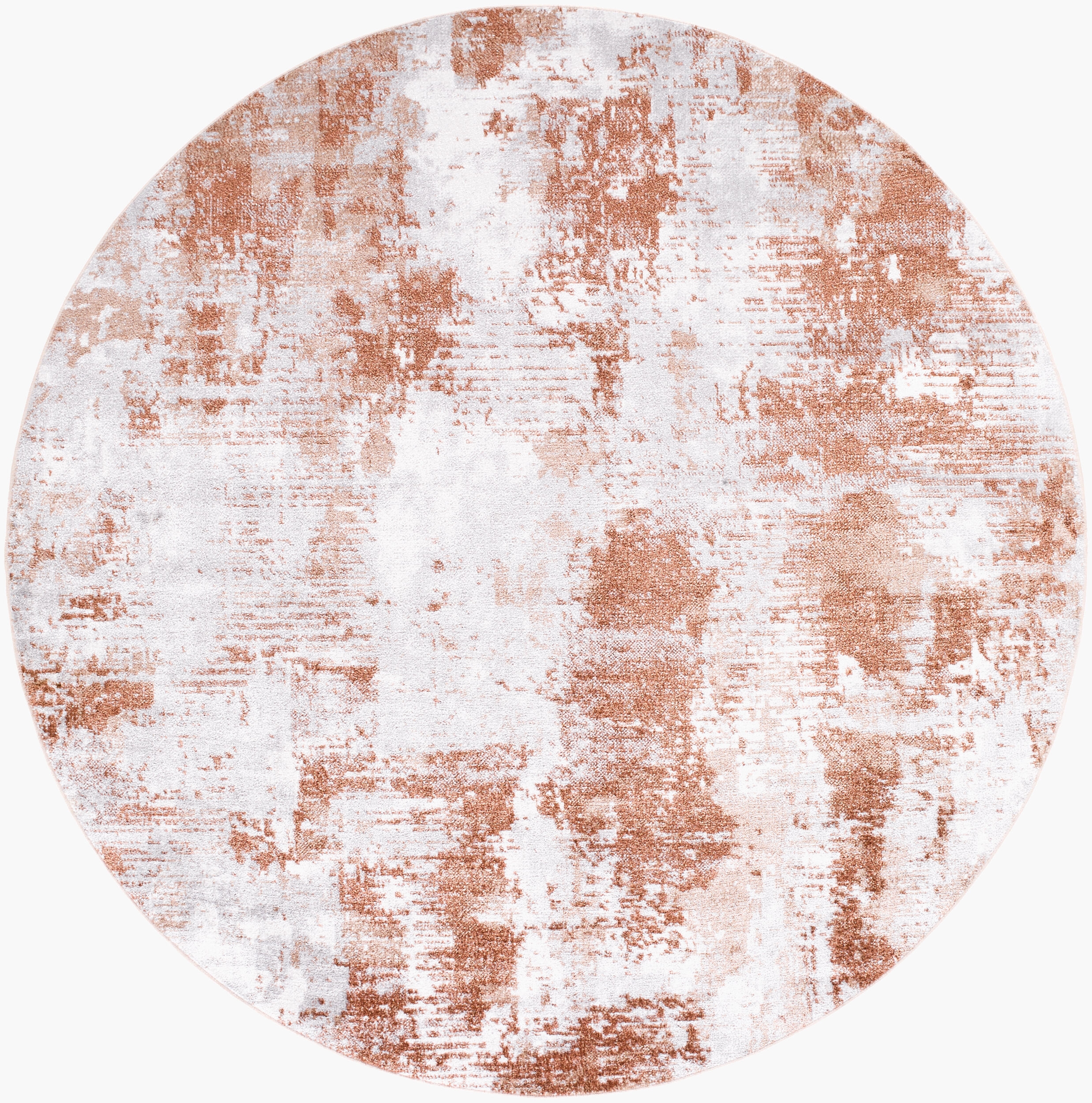 Lillian Gray Indoor 6'7" x 6'7" Machine Woven Rug - Image 0