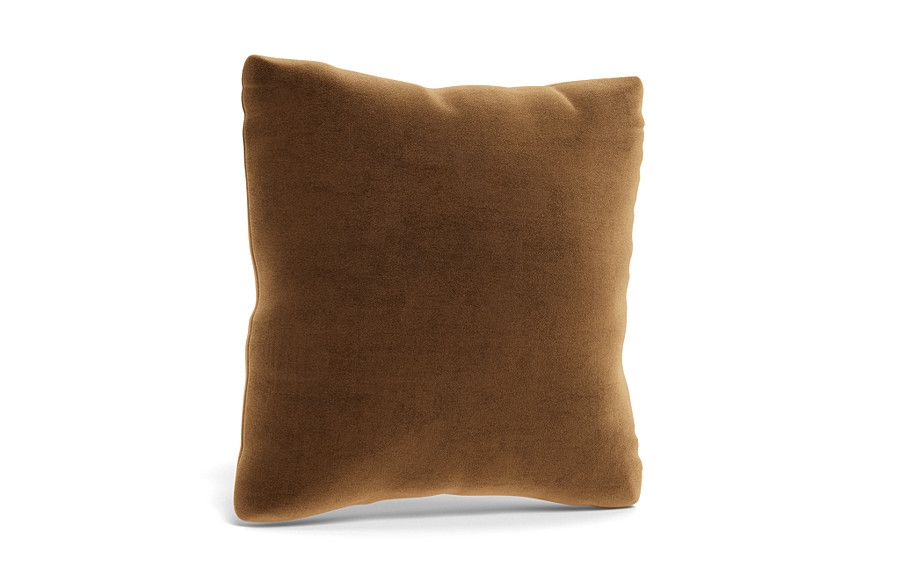 Throw Pillow 18", Fawn Performance Velvet, 18" x 18" - Image 3