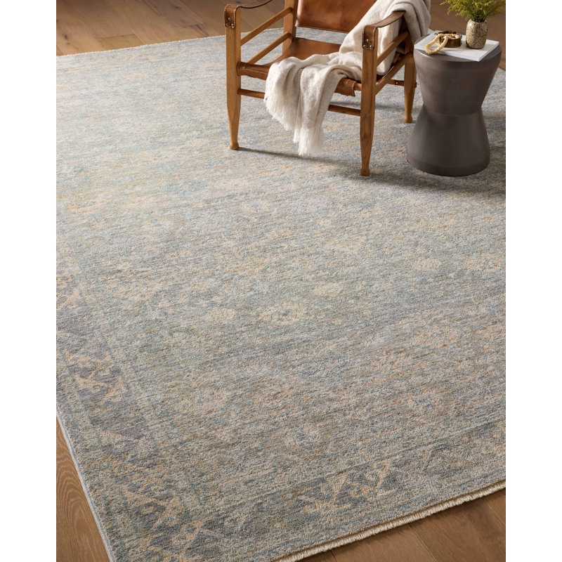 Angela Rose x Loloi Blake Sky / Beige Area Rug - 9' x 13' - Image 6