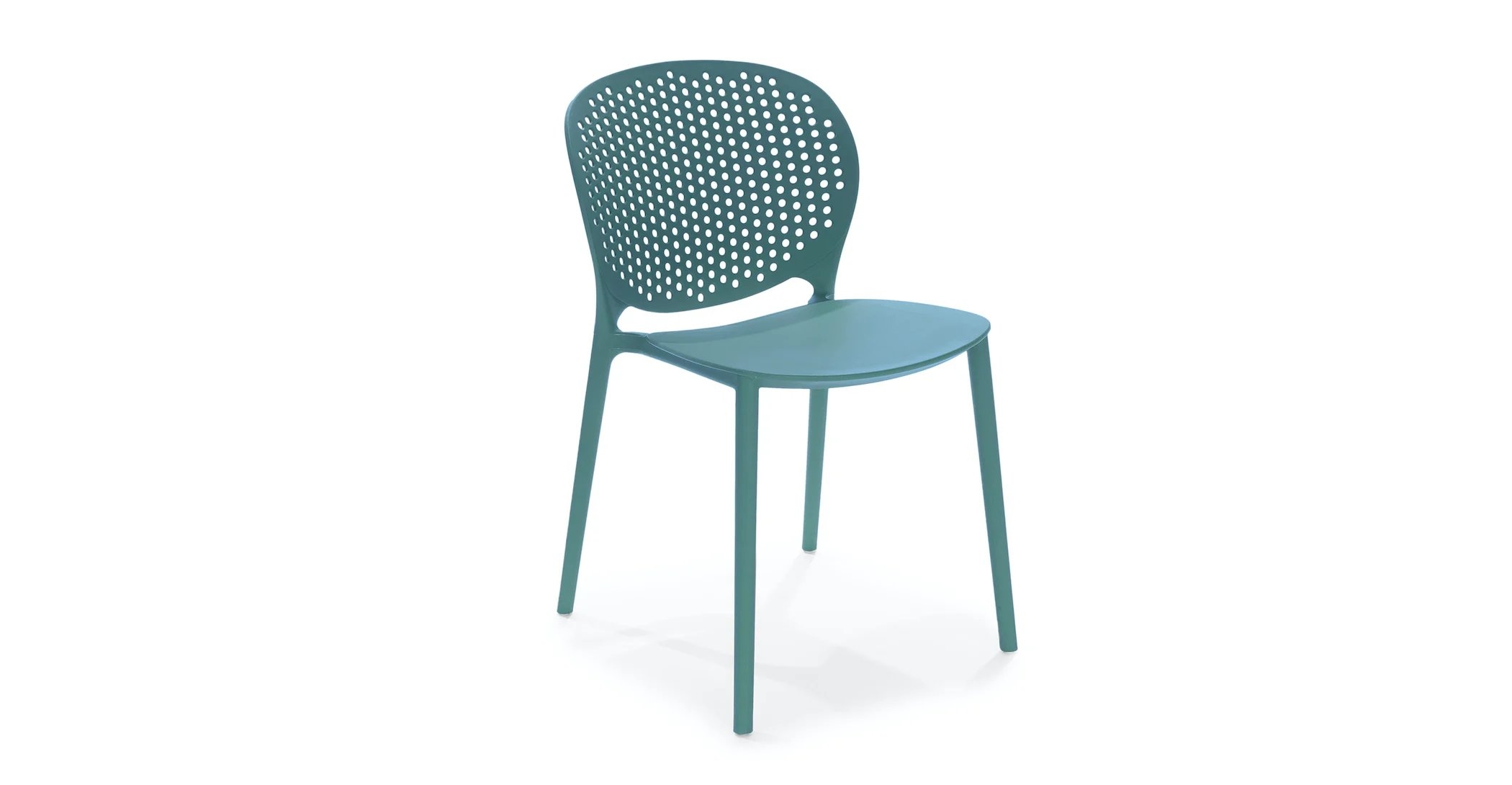 Dot Surf Blue Stackable Dining Chair - Image 0