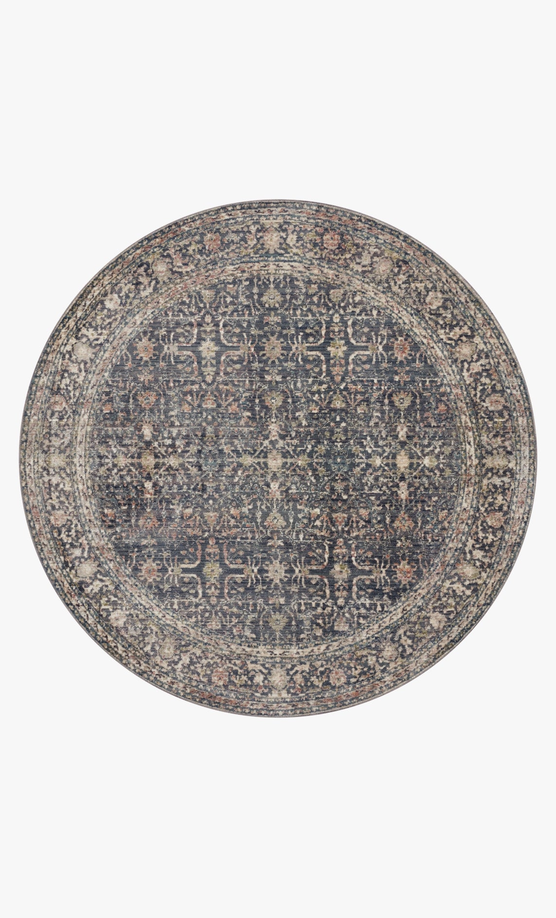 BRU-01 Midnight  / Multi 5'-0" x 5'-0" Round - Image 0