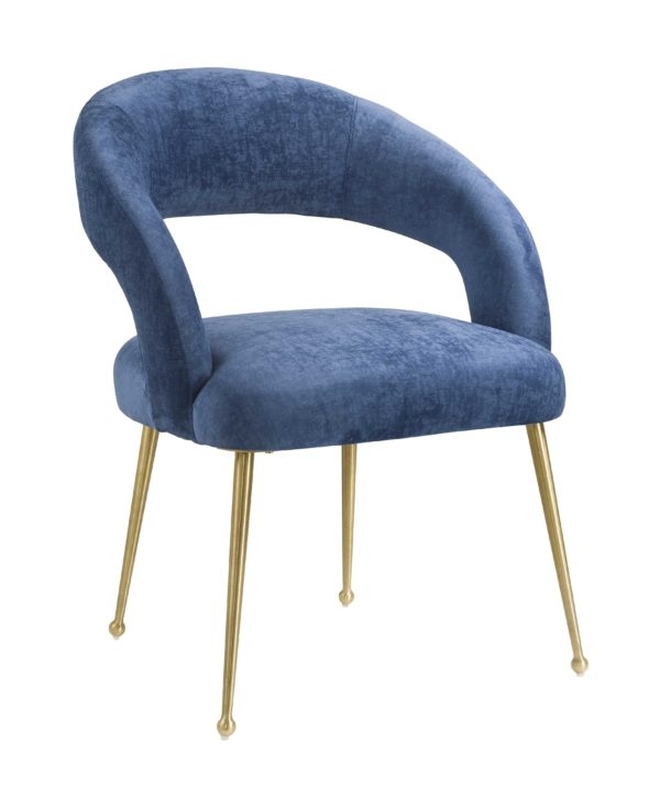 Stephanie Navy Dining Chair - Image 0