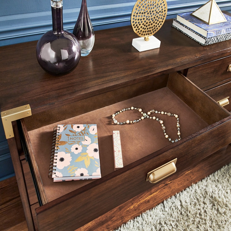 6 Drawer 64" W Solid Wood Dresser - Image 5