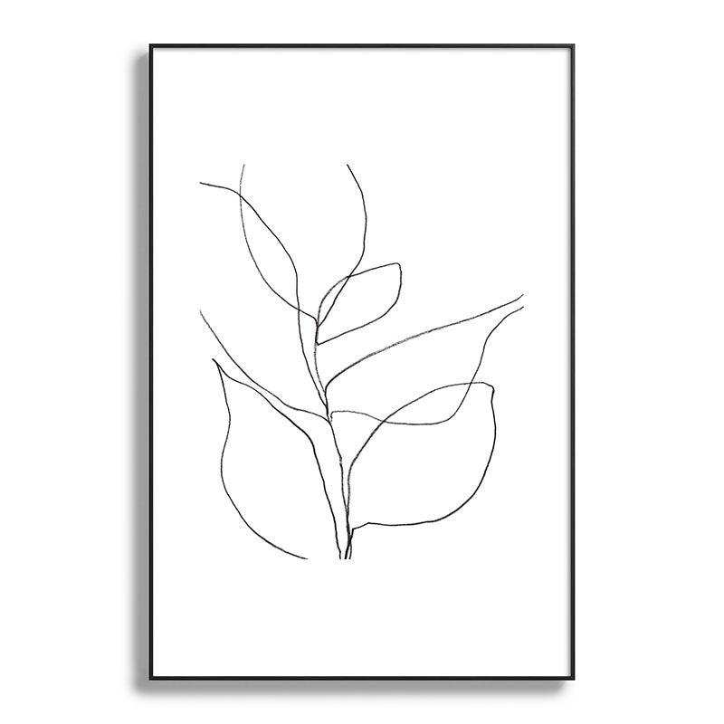 MINIMALIST LINE ART PLANT DRAWING - Image 0