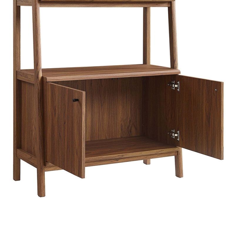 Modway Bixby 33" Bookshelf / Walnut - Image 1