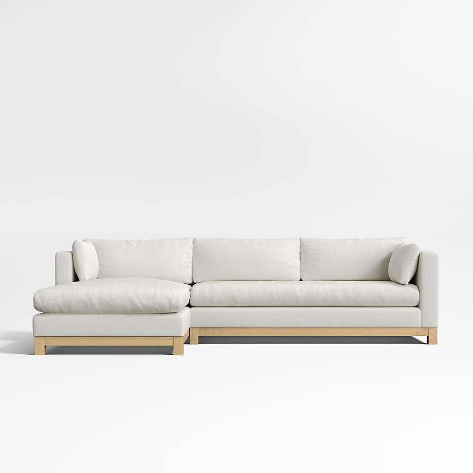 Pacific Wood 2-Piece Chaise Sectional Sofa - Image 0