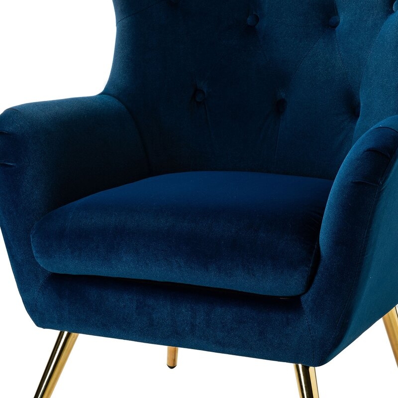 Avianna Upholstered Wingback Chair - Image 3