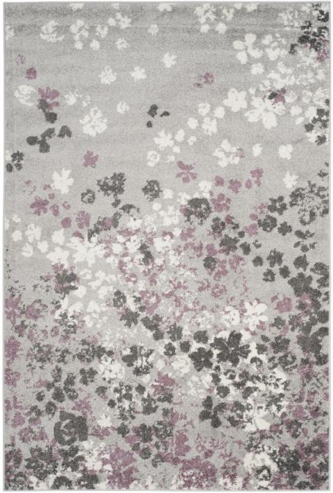 Arlo Home Woven Area Rug, ADR115M, Light Grey/Purple,  11' X 15' - Image 0