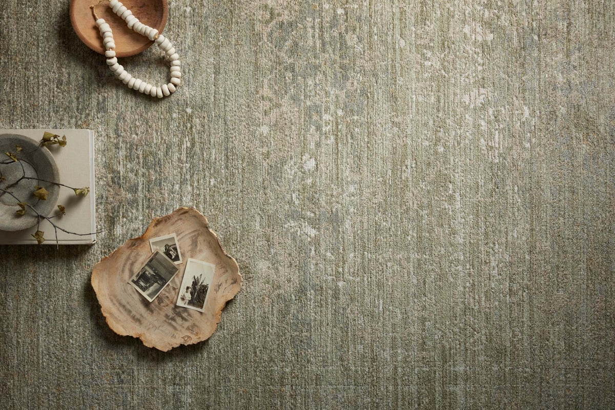 INA-06 Sage / Natural rug - Image 1