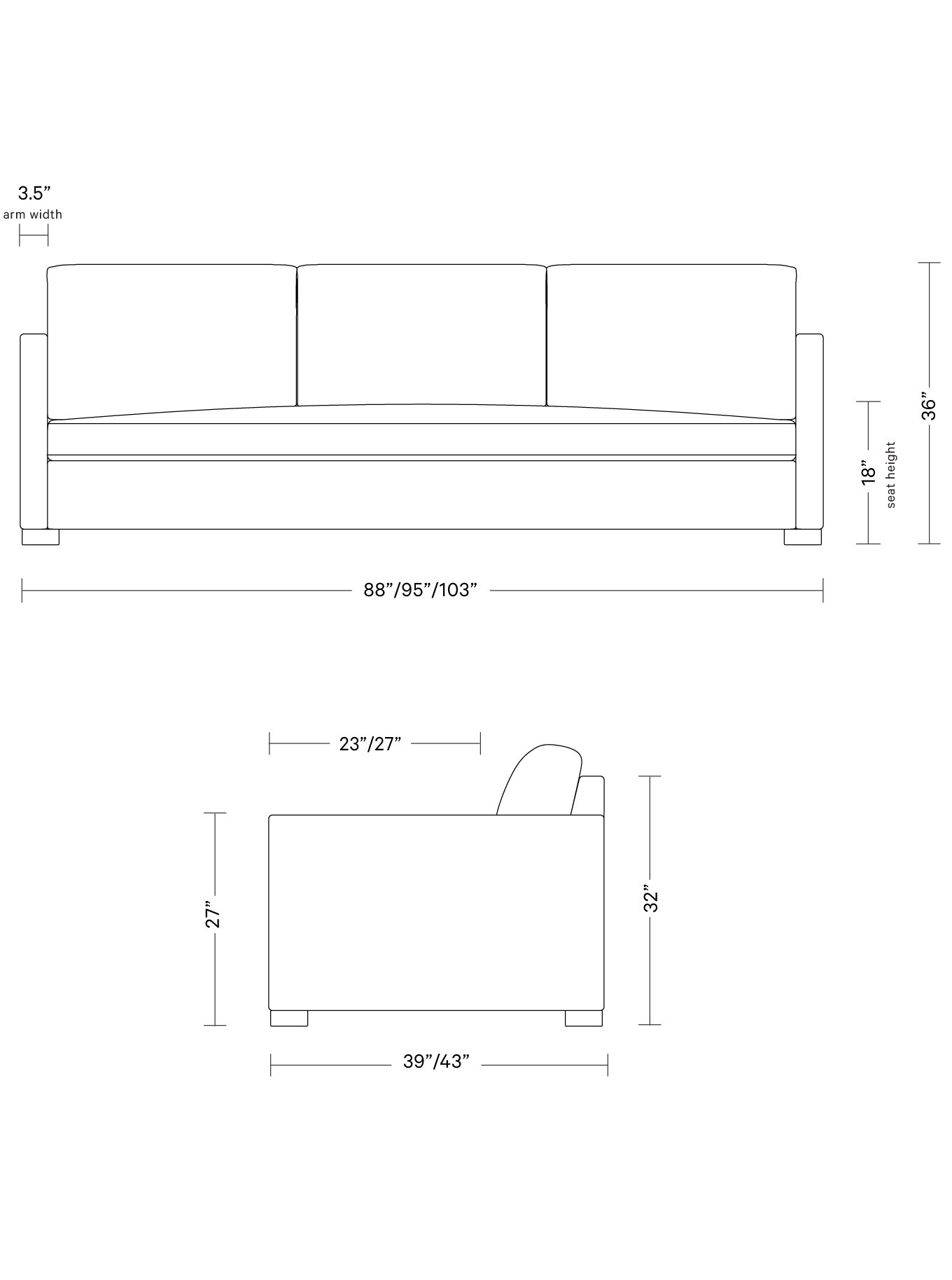 Scarlett 3-Seat Sofa - Image 5