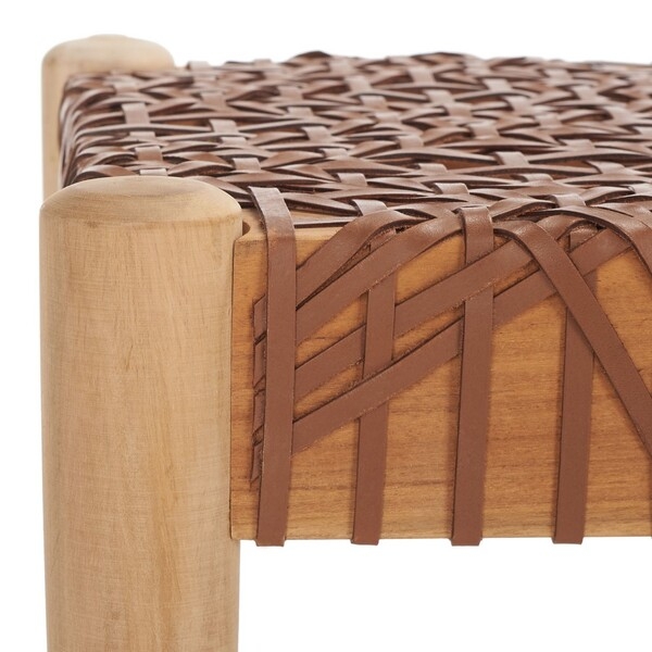 Bandelier Bench - Light Honey / Natural - Safavieh - Image 4