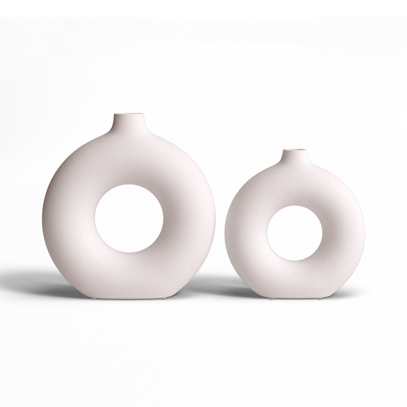Aionna Ceramic Table Vase (Set of 2) - Image 0