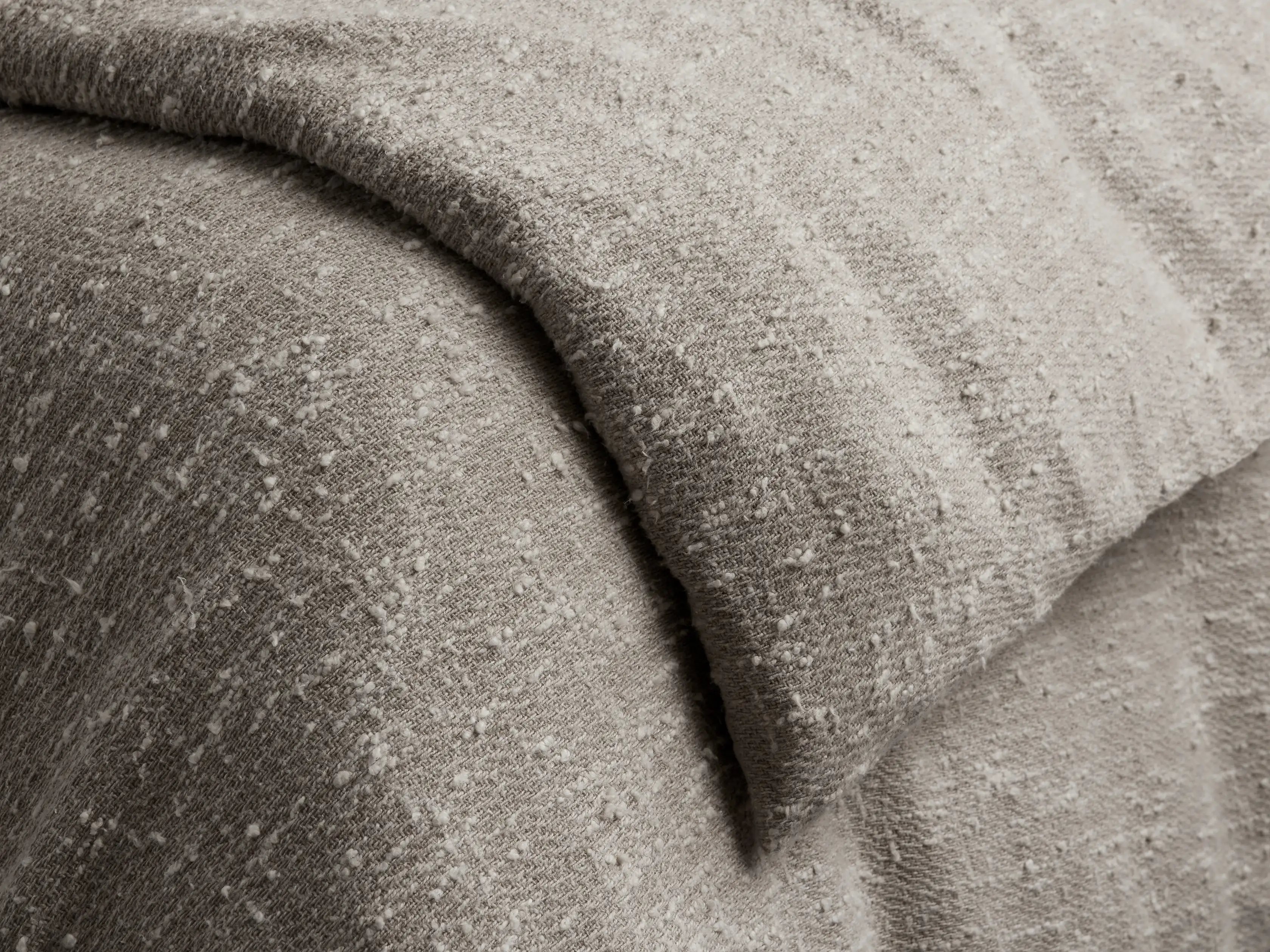 Boucle King Duvet in Gray  Dune  - Image 1