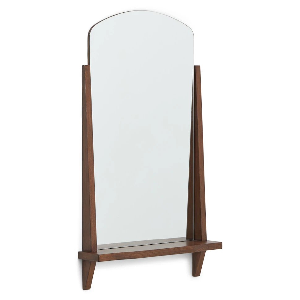 Luras Wall Mirror - Walnut - Image 2