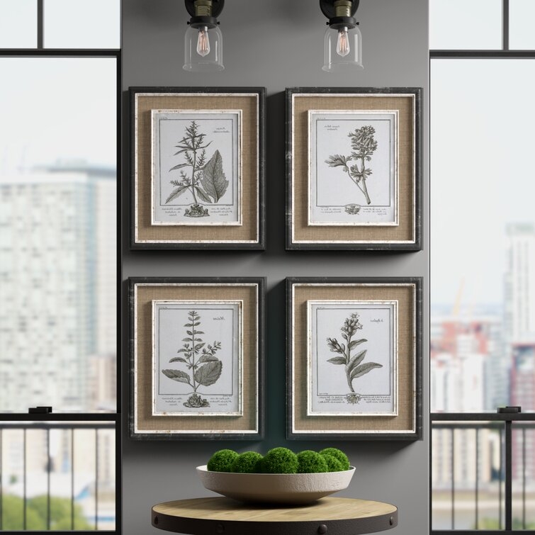'Ladouceur' by Grace Feyock - 4 Piece Picture Frame Print Set on Paper - Image 1