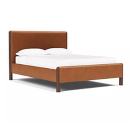 The Citizenry Laurel Bed with Low Footboard | Full | Brown - Image 0