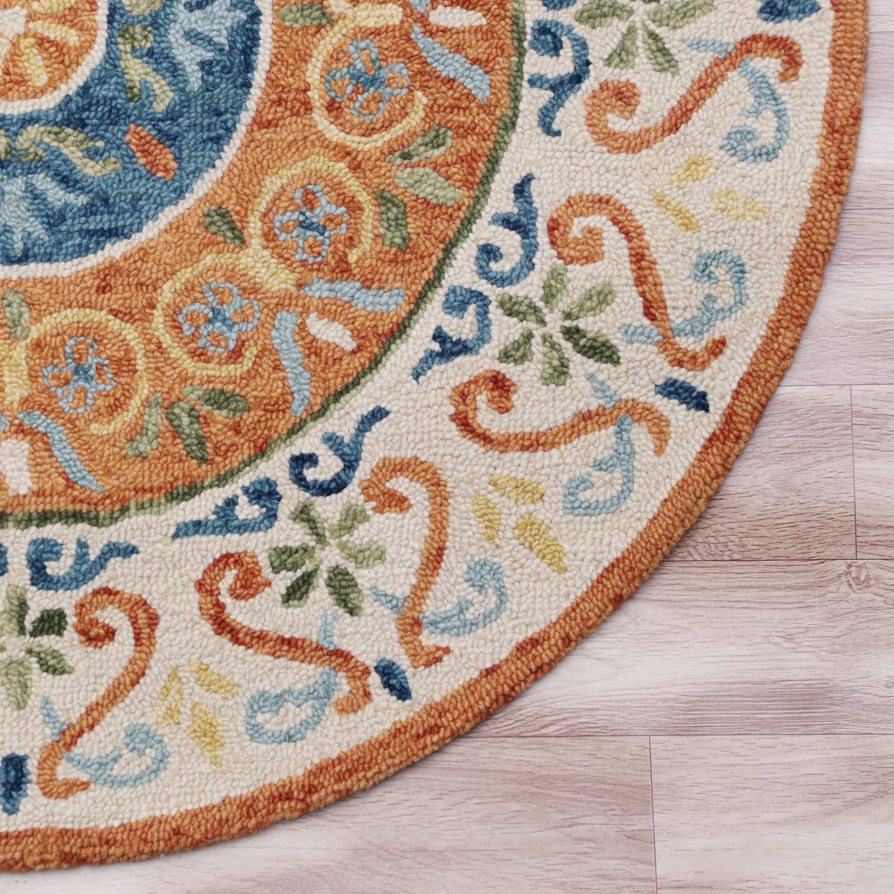 Southwestern Leon Medallion Round Rug - Image 3