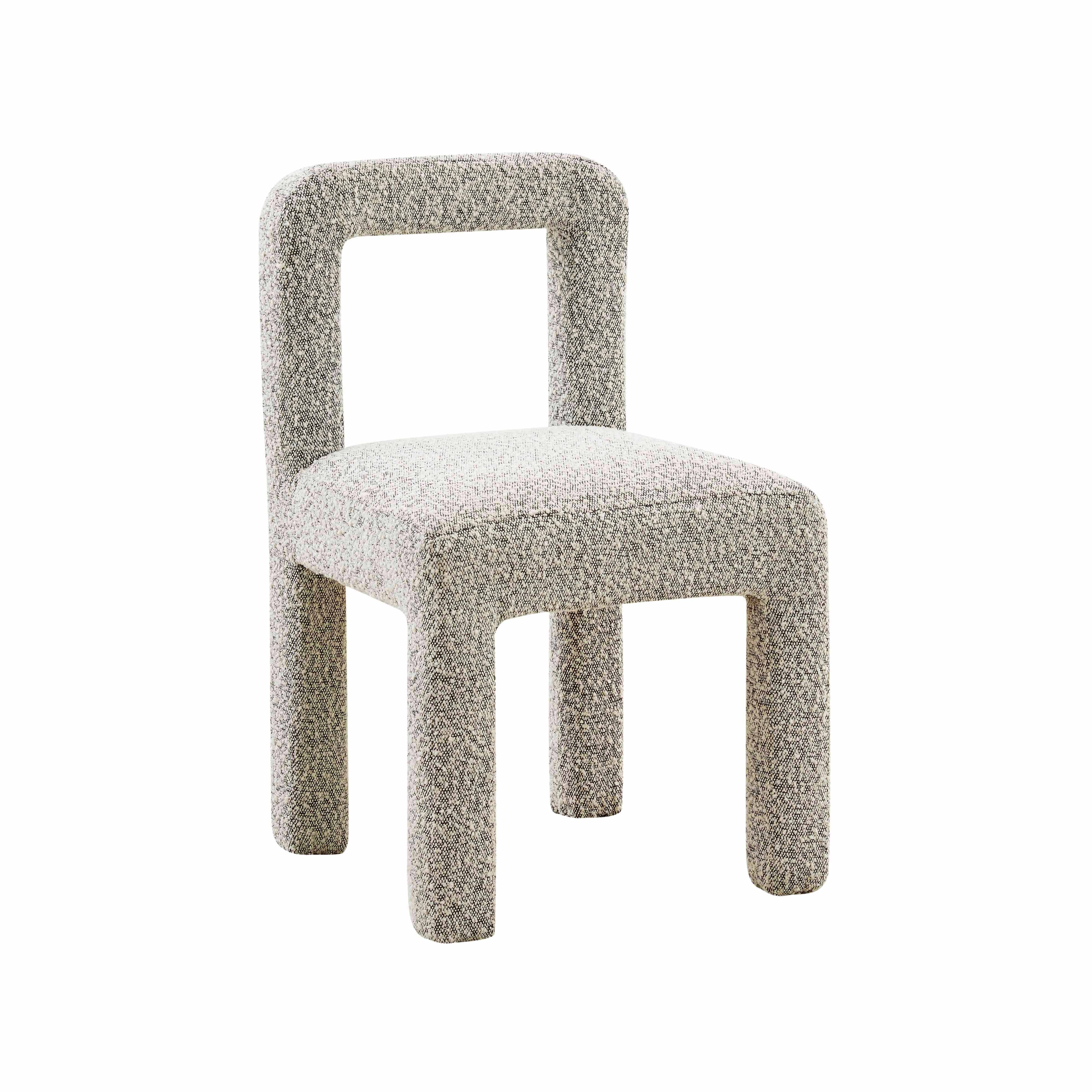 Hazel Grey Boucle Dining Chair - Image 0