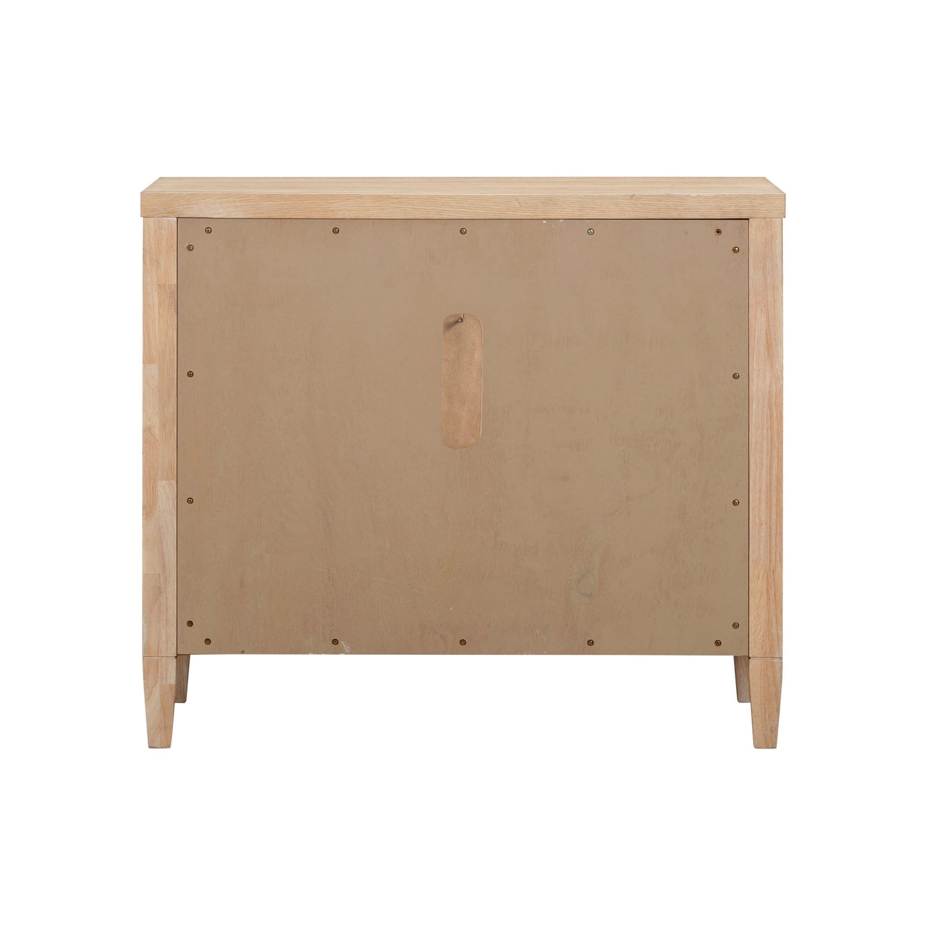 Kinsley Park Whitewashed Oak Wood Large Nightstand - Image 2