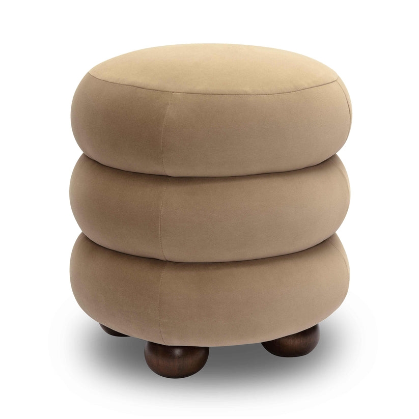 Stefanie Velvet Ottoman - Image 0