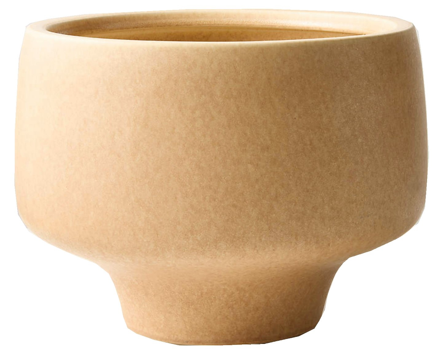 Dinah Beige Ceramic Planter Small - Image 1