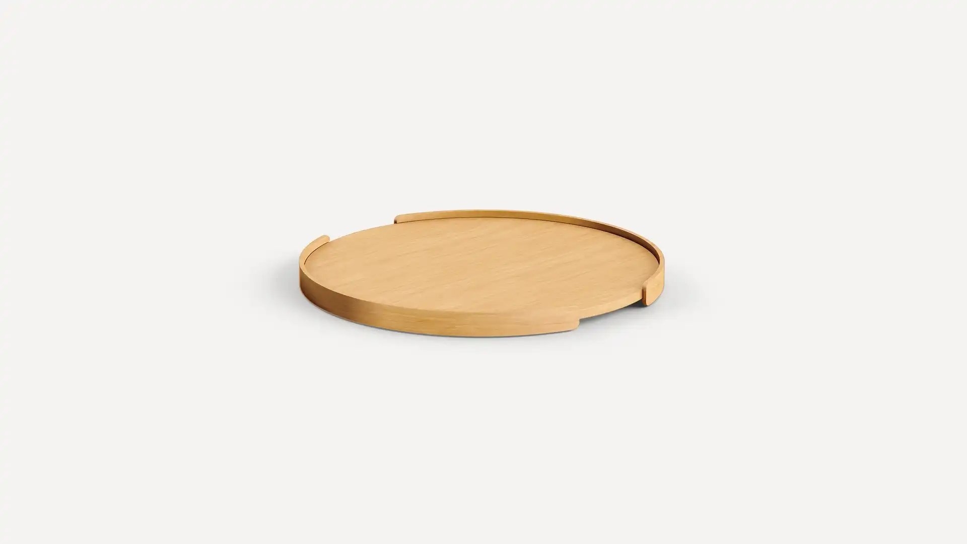 Burrow Round Tray, Leg Finish: OakLegs - Image 0