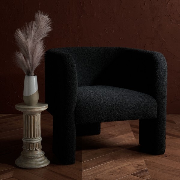Sammie 3 Leg Boucle Accent Chair - Image 1