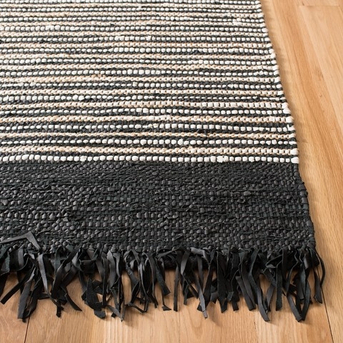 Arlo Home Hand Woven Area Rug, VTL373G, Black/Multi,  8' X 10' - Image 1