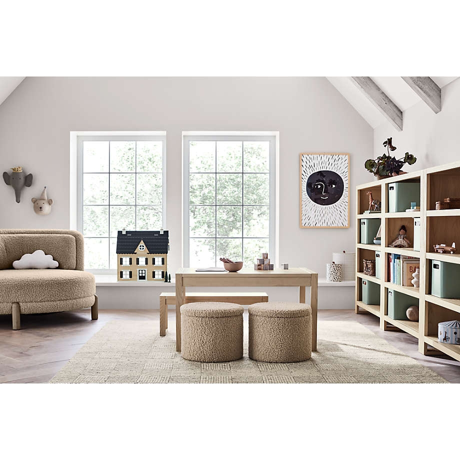 Gemini Sunwashed Ash Wood Rectangular Kids Play Table - Image 6