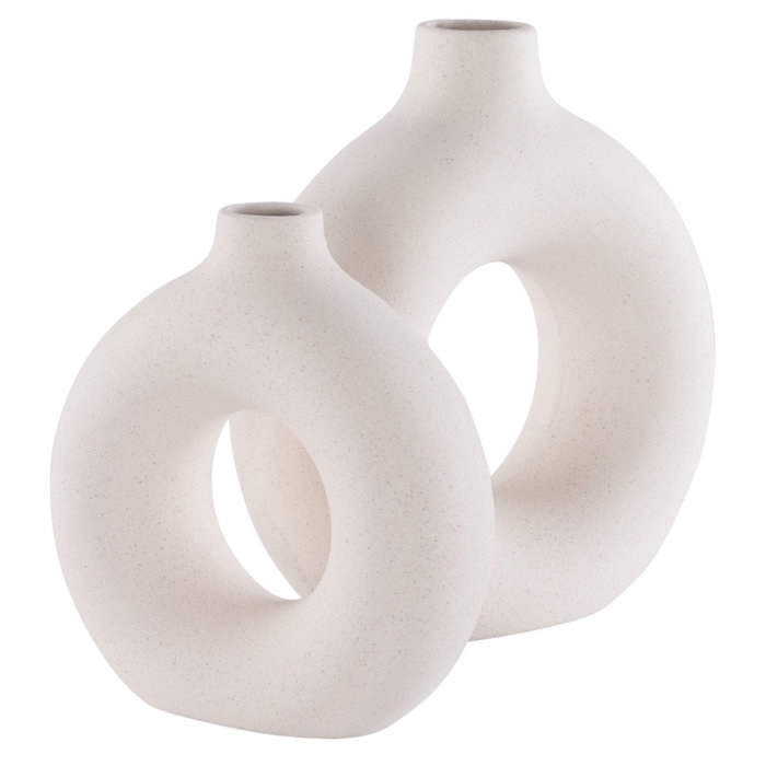 Aionna Ceramic Table Vase (Set of 2) - Image 3