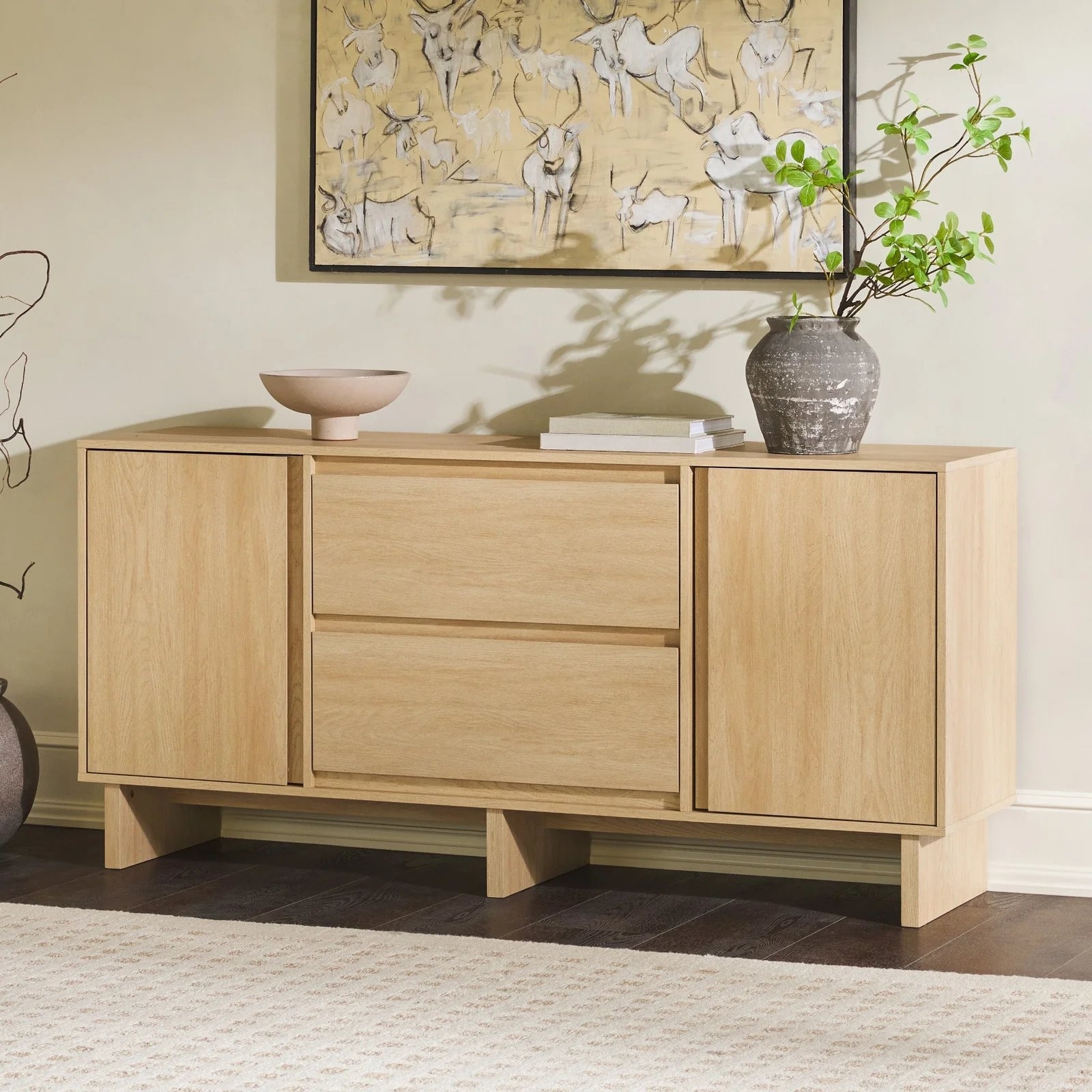 Maja 63" Minimalist Scandi Sideboard / TV Stand - Image 1