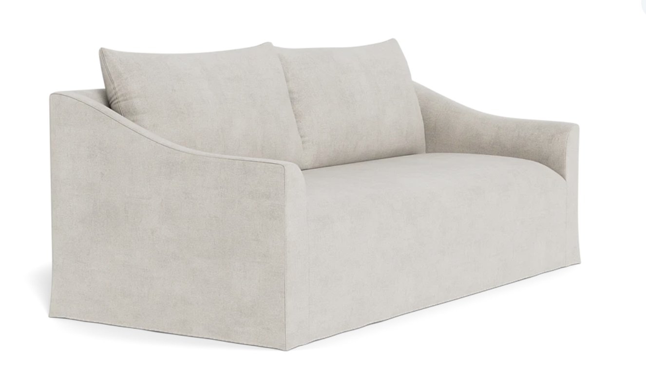 Dixon Slipcovered 2-Seat Sofa - Image 1