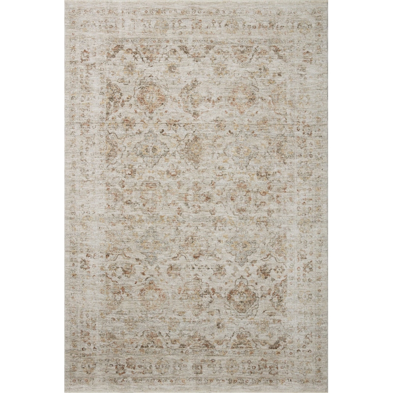 Amber Lewis x Loloi Honora Beige / Spice Area Rug - Image 0