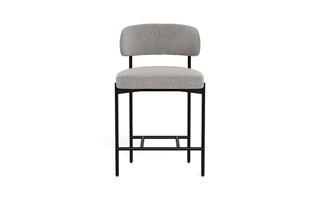 Hollis Metal Framed Upholstered Counter Stool - Image 1